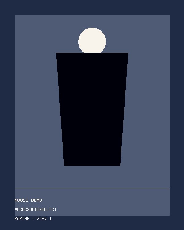 Essentiel Ceintures — Marine — vue 1