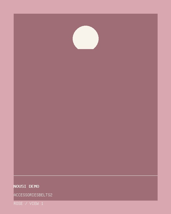 Signature Ceintures — Rose poudré — vue 1