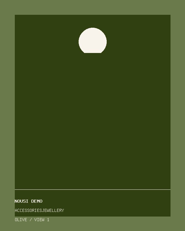 Signature Bijoux — Olive — vue 1