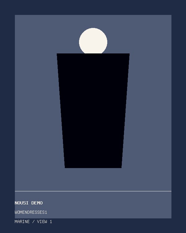 Essentiel Robes — Marine — vue 1